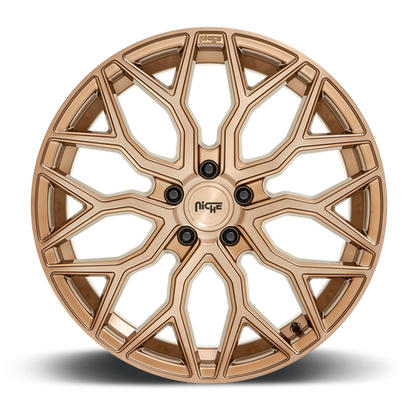 Niche 1PC M263 MAZZANTI 22X10 30 5X130/5X130 Bronze Brushed
