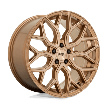Niche 1PC M263 MAZZANTI 22X10 30 5X130/5X130 Bronze Brushed