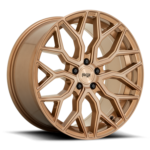 Niche 1PC M263 MAZZANTI 22X10 30 5X130/5X130 Bronze Brushed