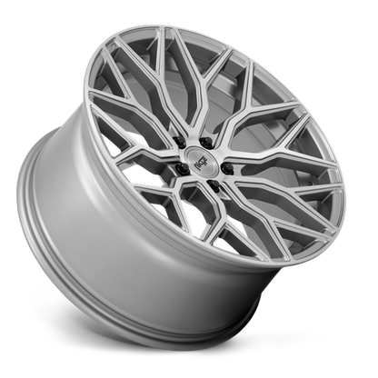 Niche 1PC M265 MAZZANTI 20X10.5 40 5X112 ANTHRACITE BRUSHED TINT CLEAR