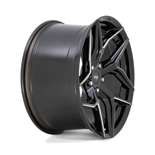 Niche 1PC M266 TORSION 20X9 35 5X114.3/5X4.5 Gloss Black Milled