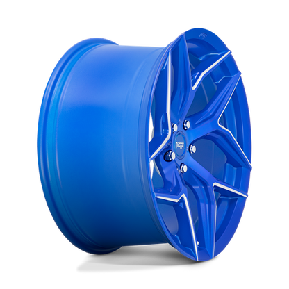 Niche 1PC M268 TORSIONI 20X10.5 40 5X114.3/5X4.5 Anodized Blue Milled