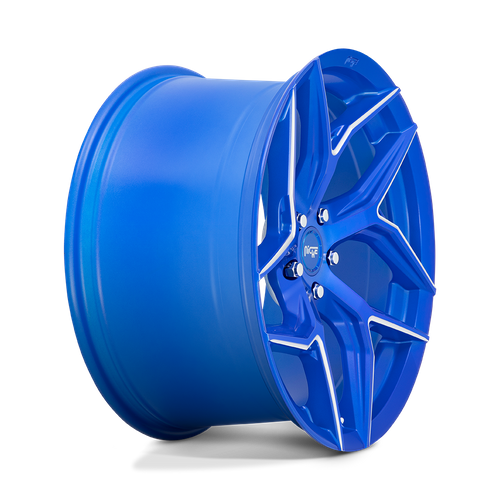 Niche 1PC M268 TORSIONI 20X9 27 5X112/5X112 Anodized Blue Milled