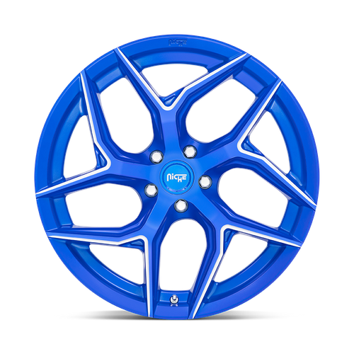 Niche 1PC M268 TORSIONI 20X10.5 35 5X120/5X4.72 Anodized Blue Milled