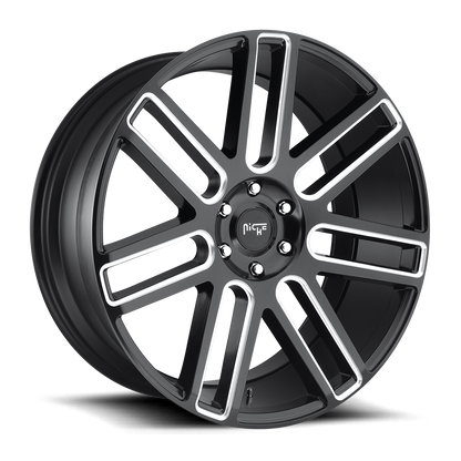 Niche 1PC M096 ELAN 24X10 30 6X135/6X5.3 MATTE BLACK MILLED