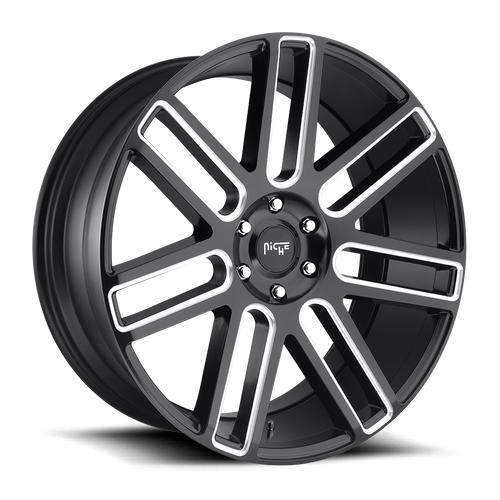 Niche 1PC M096 ELAN 20X9 25 5X139.7/5X5.5 MATTE BLACK MILLED