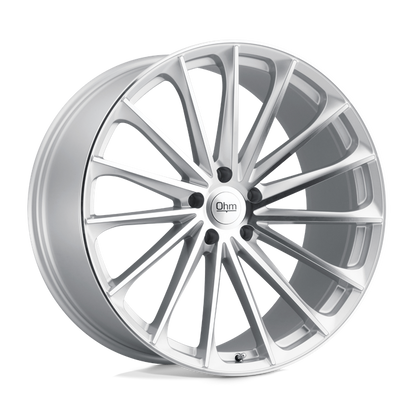 OHM PROTON 18X8.5 30 5X120/5X4.72 SILVER W/ MIRROR FACE