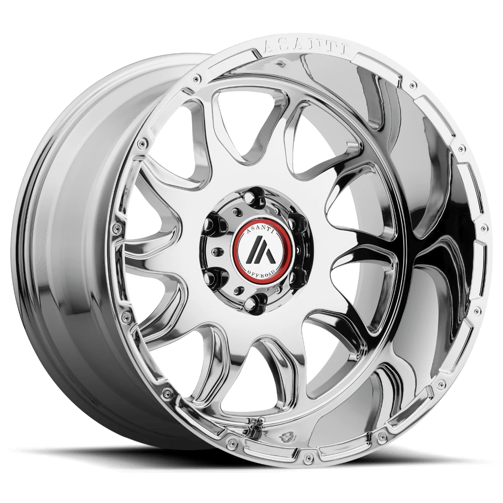 Asanti Off Road AB810 BALLISTIC 20X9 -12 5X127/5X5.0 Chrome