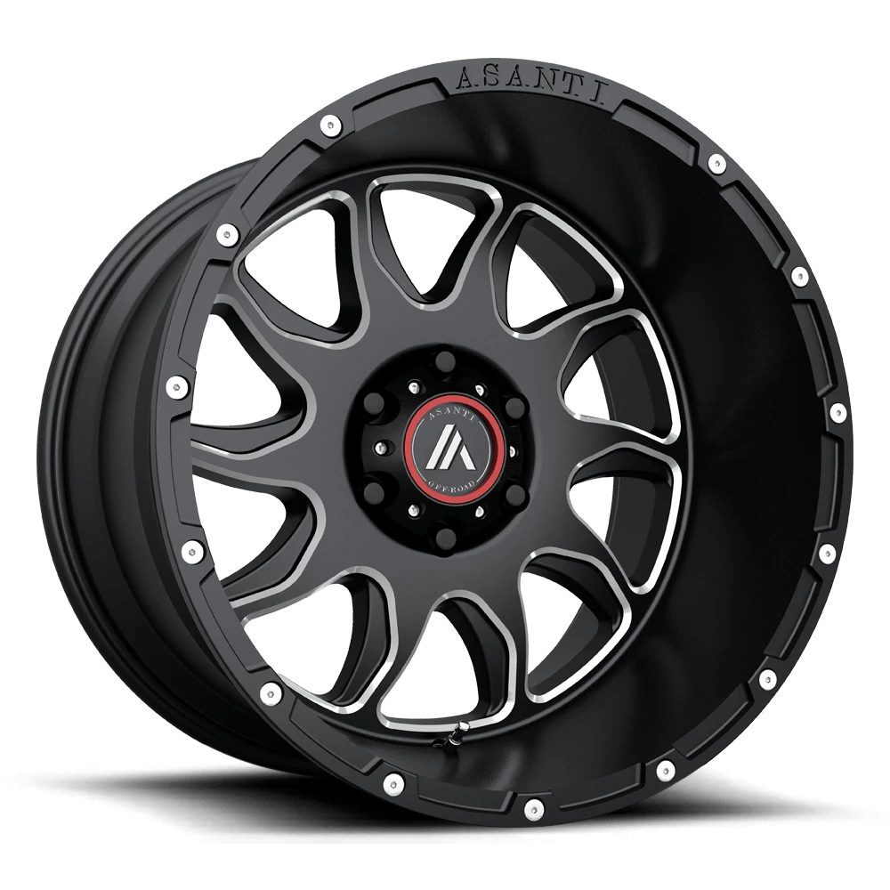 Asanti Off Road AB810 BALLISTIC 20X9 18 5X150/5X150 Gloss Black Milled