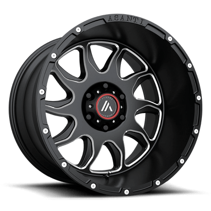 Asanti Off Road AB810 BALLISTIC 20X9 18 8X165.1/8X6.5 Gloss Black Milled
