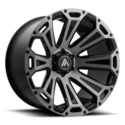 Asanti Off Road AB813 CLEAVER 20X12 -40 8X180/8X7.1 Black-Brushed