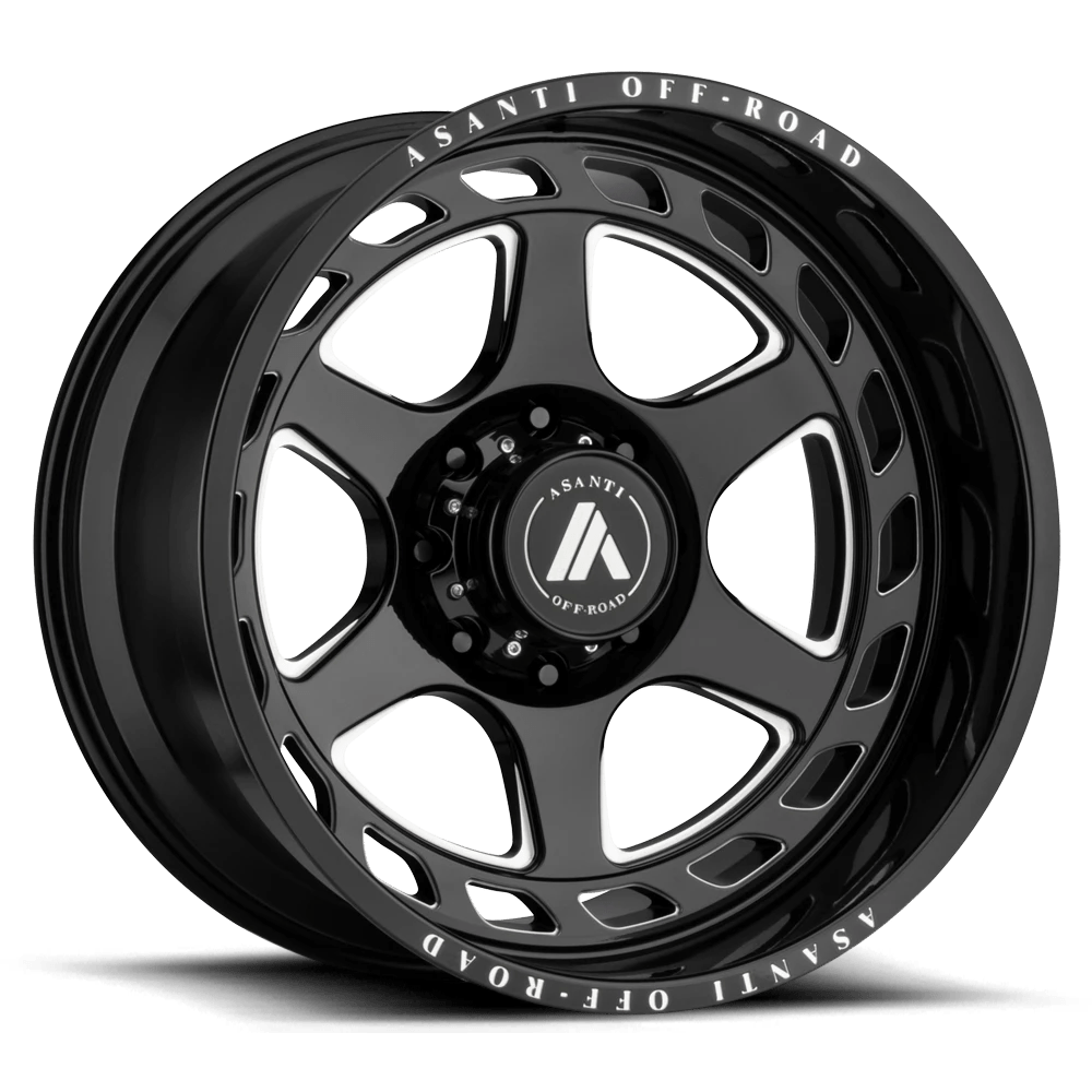 Asanti Off Road AB816 ANVIL 20X10 -18 6X135/6X5.3 Gloss Black Milled