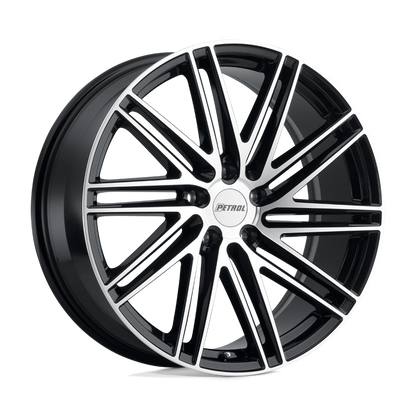 Petrol P1C 18X8 40 5X105/5X105 GLOSS BLACK W/ MACHINED FACE