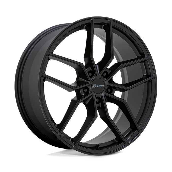 Petrol P5C 17X8 40 5X114.3/5X4.5 MATTE BLACK