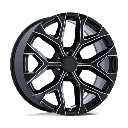 PERFORMANCE REPLICAS PR177 20X9 24 6X139.7 GLOSS BLACK MILLED