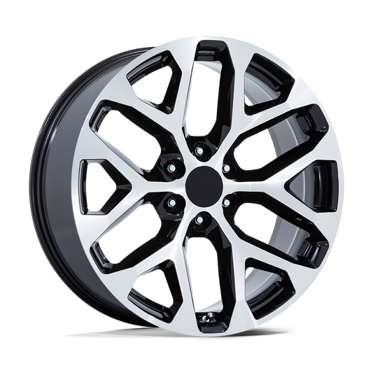 PERFORMANCE REPLICAS PR177 26X10 24 6X139.7 GLOSS BLACK MACHINED FACE