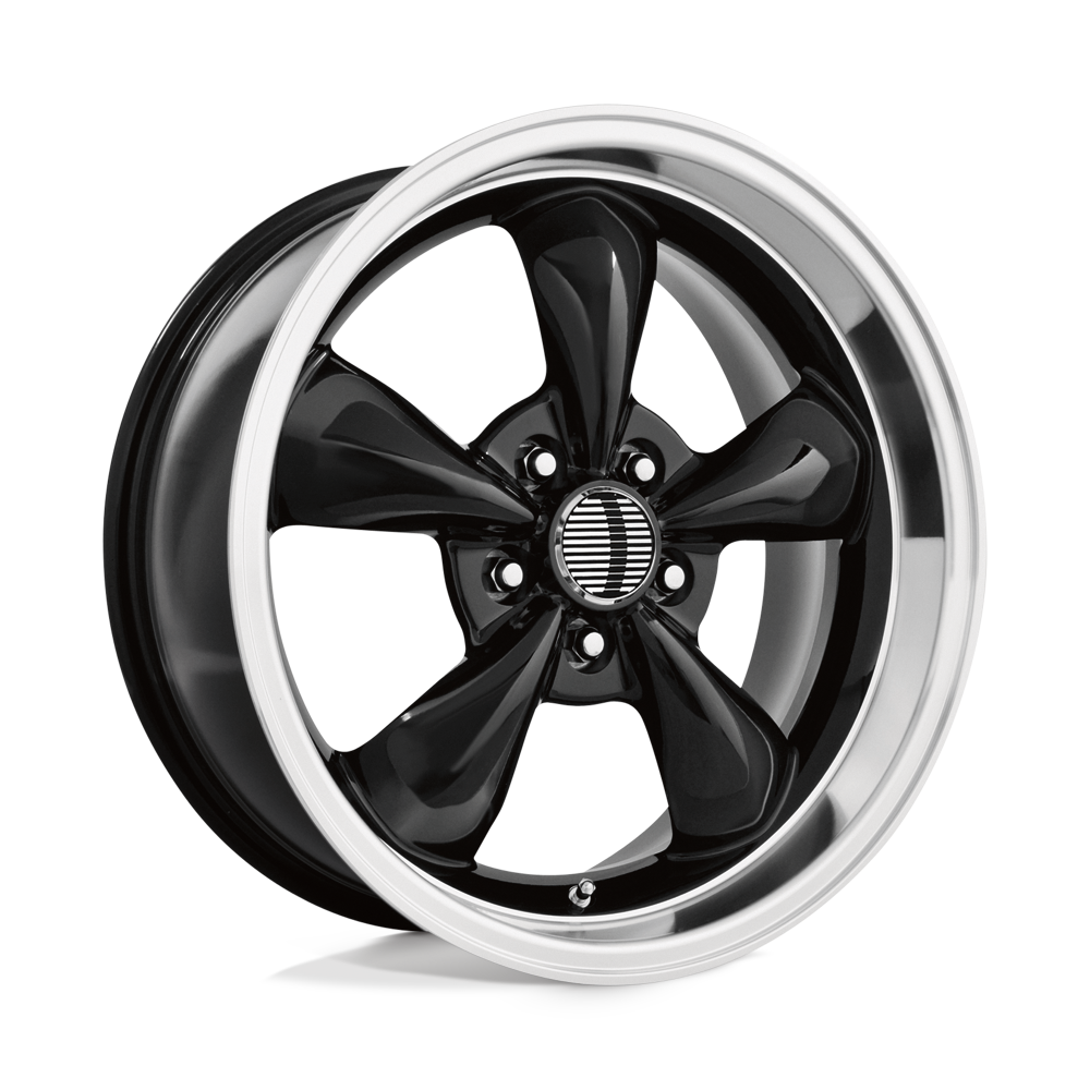 PERFORMANCE REPLICAS PR106 17X10.5 27 5X114.3/5X4.5 Gloss Black/Machined Lip