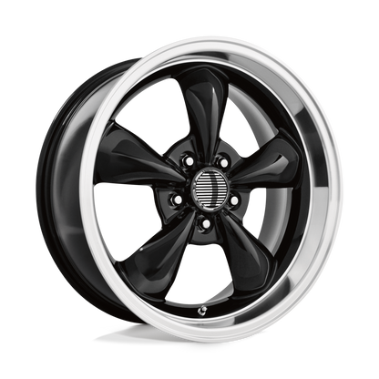 PERFORMANCE REPLICAS PR106 17X8 0 5X114.3/5X4.5 Gloss Black/Machined Lip