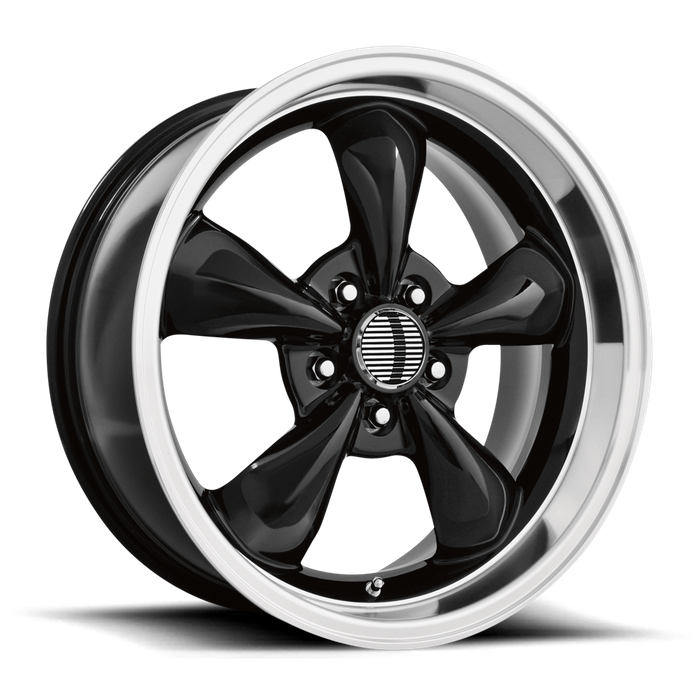 PERFORMANCE REPLICAS PR106 17X8 0 5X114.3/5X4.5 Gloss Black/Machined Lip