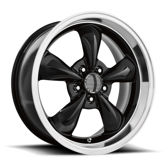 PERFORMANCE REPLICAS PR106 17X8 0 5X114.3/5X4.5 Gloss Black/Machined Lip