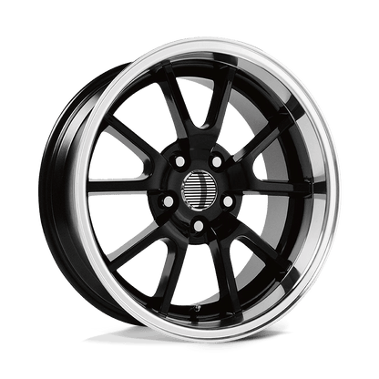 Performance Replicas PR118 18X10 22 5X114.3 GLOSS BLACK/MACHINED LIP