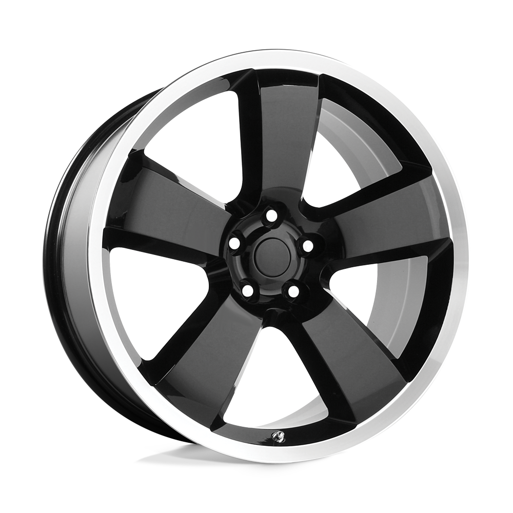 PERFORMANCE REPLICAS PR119 20X9 20 5X115/5X115 Gloss Black/Machined Lip