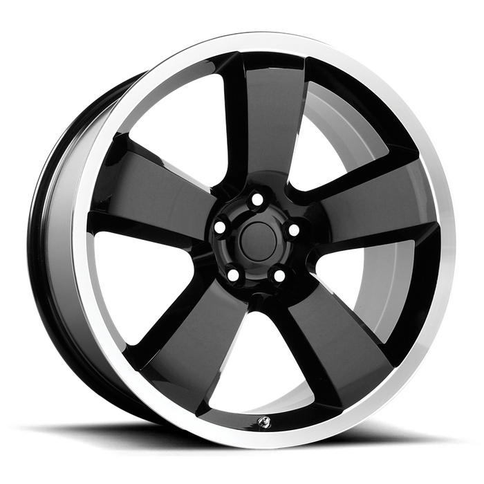 PERFORMANCE REPLICAS PR119 20X9 20 5X115/5X115 Gloss Black/Machined Lip