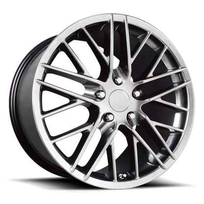 PERFORMANCE REPLICAS PR121 18X9.5 56 5X120.65/5X4.75 Hyper Silver Dark
