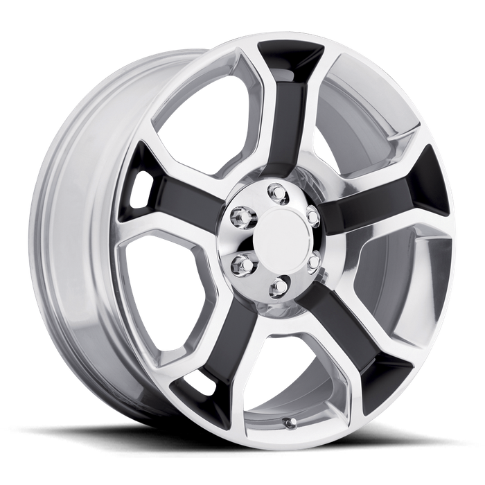 PERFORMANCE REPLICAS PR127 22X9 44 6X135/6X5.3 Gloss Black/Polished Spokes & Lip