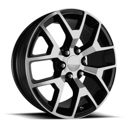 PERFORMANCE REPLICAS PR150 20X9 27 6X139.7/6X5.5 Gloss Black/Machined