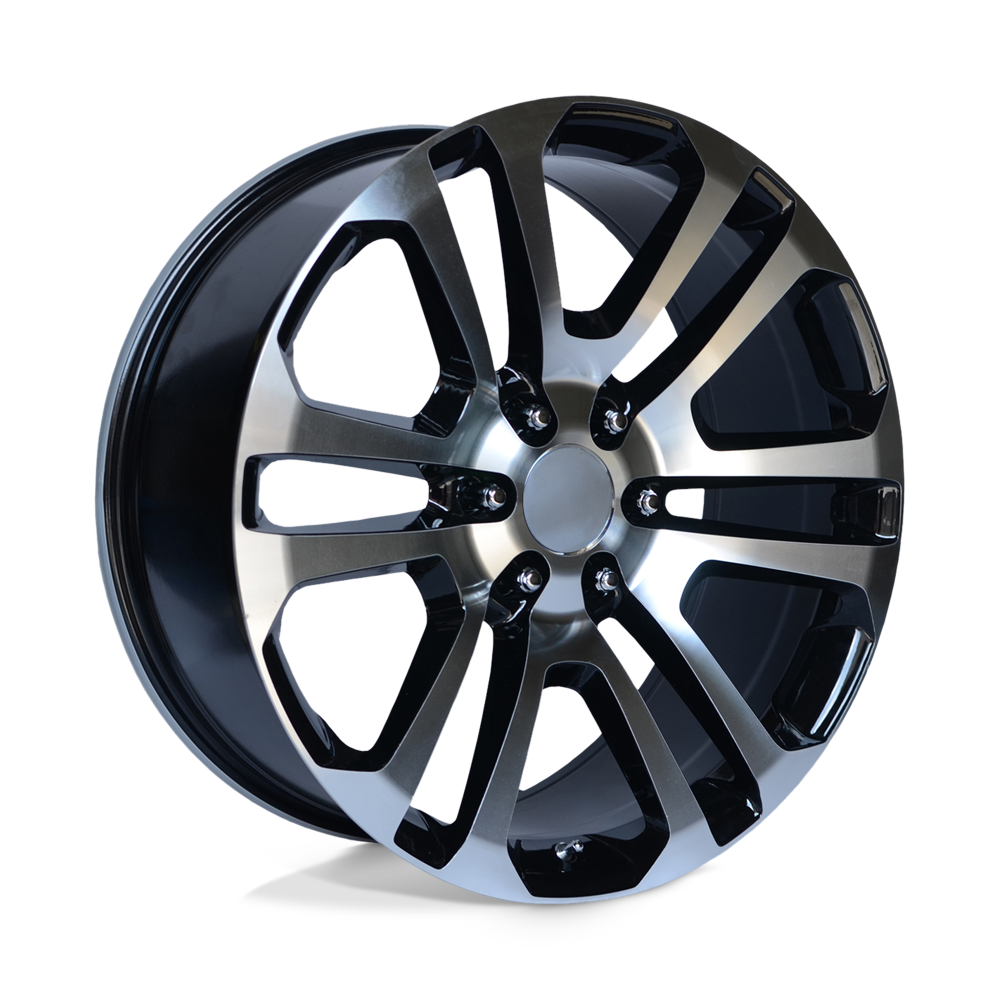 PERFORMANCE REPLICAS PR158 22X9 24 6X139.7/6X5.5 Gloss Black with Machined Face