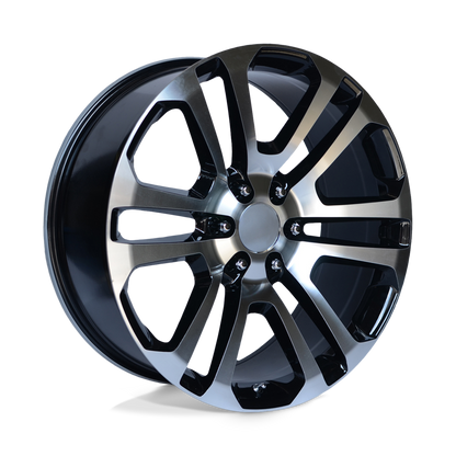 PERFORMANCE REPLICAS PR158 20X9 24 6X139.7/6X5.5 Gloss Black with Machined Face