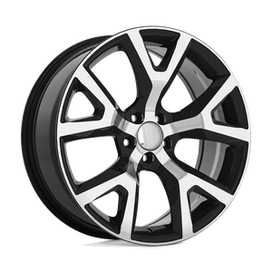 OE Creations PR159 18X7.5 31 5X110/5X110 Gloss Black with Machined Face