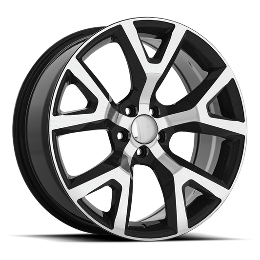 PERFORMANCE REPLICAS PR159 17X7.5 31 5X110/5X110 Gloss Black with Machined Face