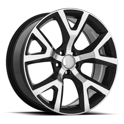 PERFORMANCE REPLICAS PR159 18X7.5 31 5X110/5X110 Gloss Black with Machined Face