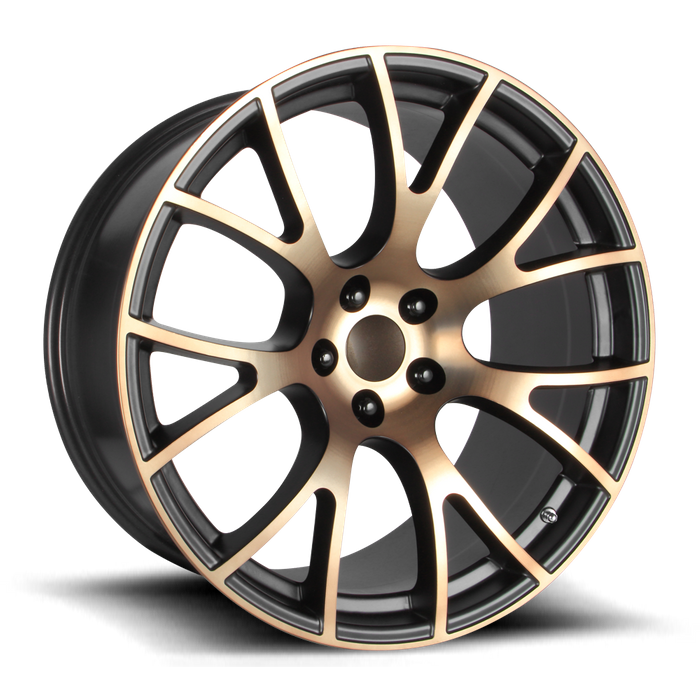 PERFORMANCE REPLICAS PR161 22X9 18 5X115/5X115 Black Bronze