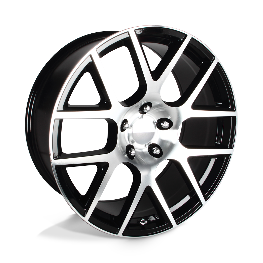 PERFORMANCE REPLICAS PR163 20X9 20 5X115/5X115 Gloss Black Machined