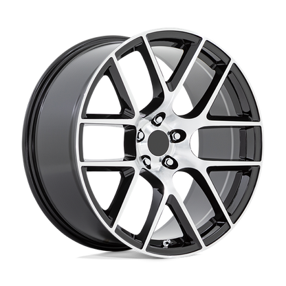 PERFORMANCE REPLICAS PR163 20X9 20 5X115/5X115 Gloss Black Machined