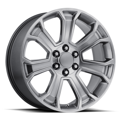 PERFORMANCE REPLICAS PR166 22X9 24 6X139.7/6X5.5 Hyper Silver