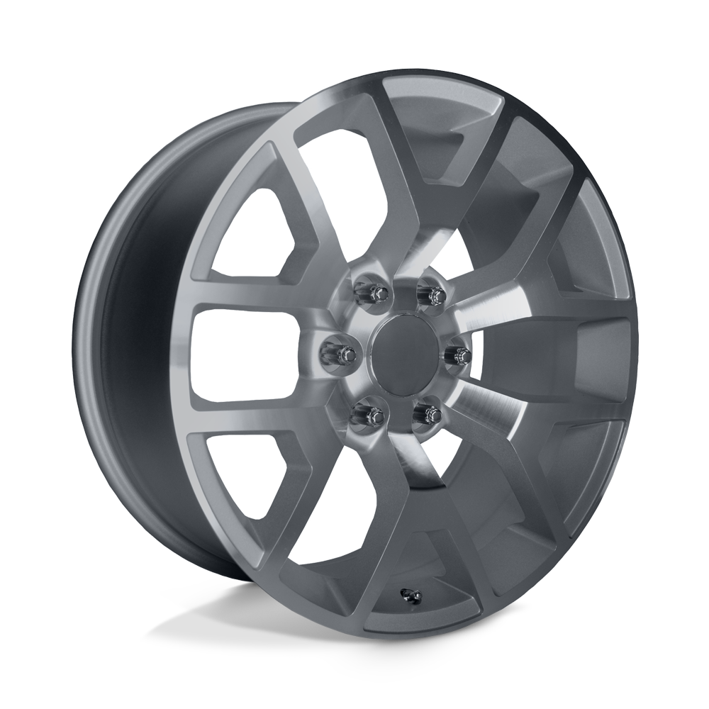 PERFORMANCE REPLICAS PR169 20X9 27 6X139.7/6X5.5 Silver with Machined Spokes