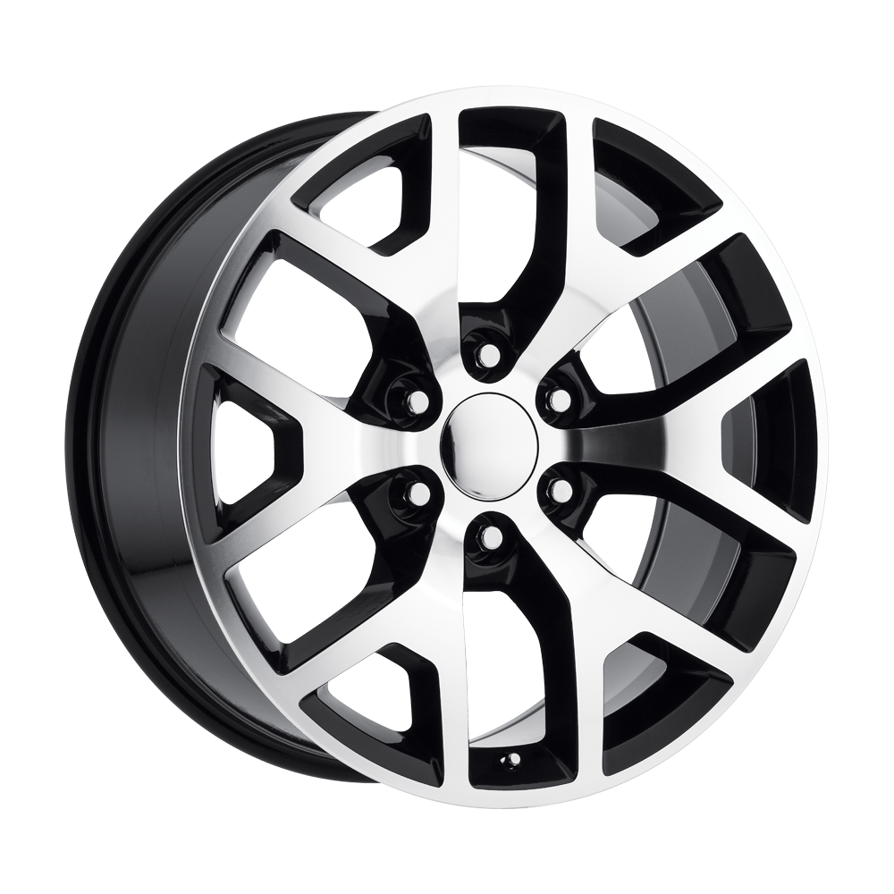 PERFORMANCE REPLICAS PR169 24X10 31 6X139.7/6X5.5 Gloss Black with Machined Spokes