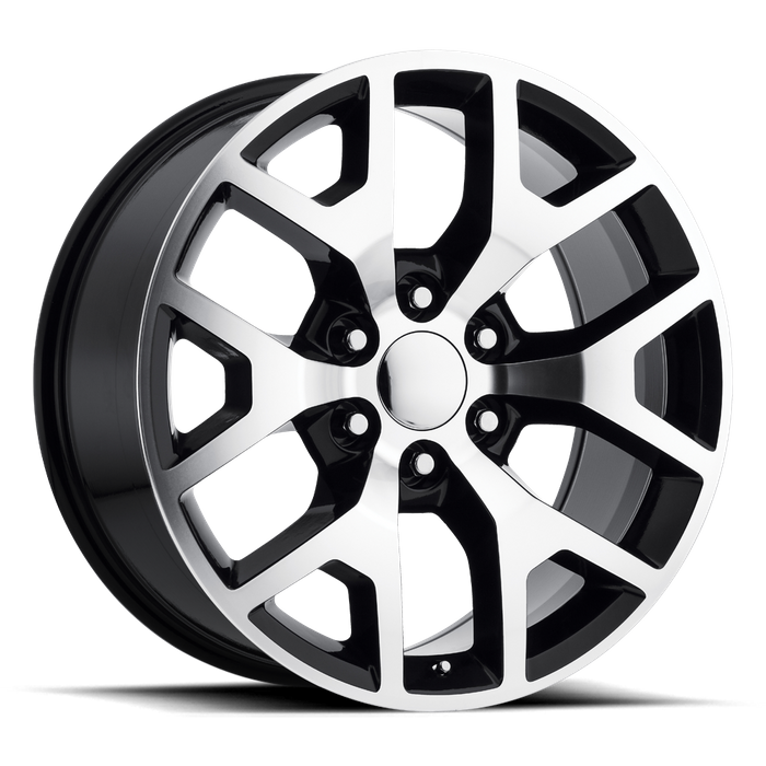 PERFORMANCE REPLICAS PR169 20X9 27 6X139.7/6X5.5 Gloss Black with Machined Spokes