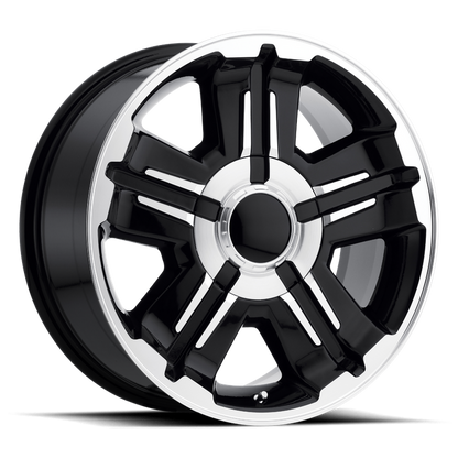 PERFORMANCE REPLICAS PR173 18X8 30 6X139.7/6X5.5 Gloss Black Machined