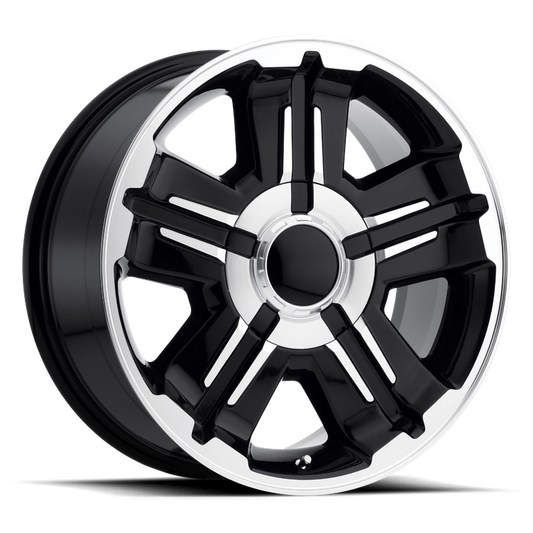 PERFORMANCE REPLICAS PR173 18X8 30 6X139.7/6X5.5 Gloss Black Machined