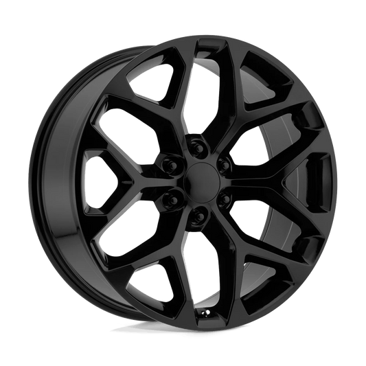 PERFORMANCE REPLICAS PR176 24X10 24 6X139.7/6X5.5 Black Chrome