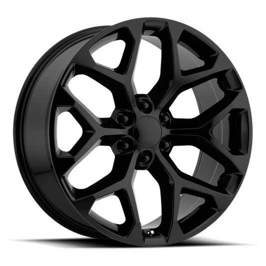 PERFORMANCE REPLICAS PR176 24X10 31 6X139.7/6X5.5 Gloss Black Milled