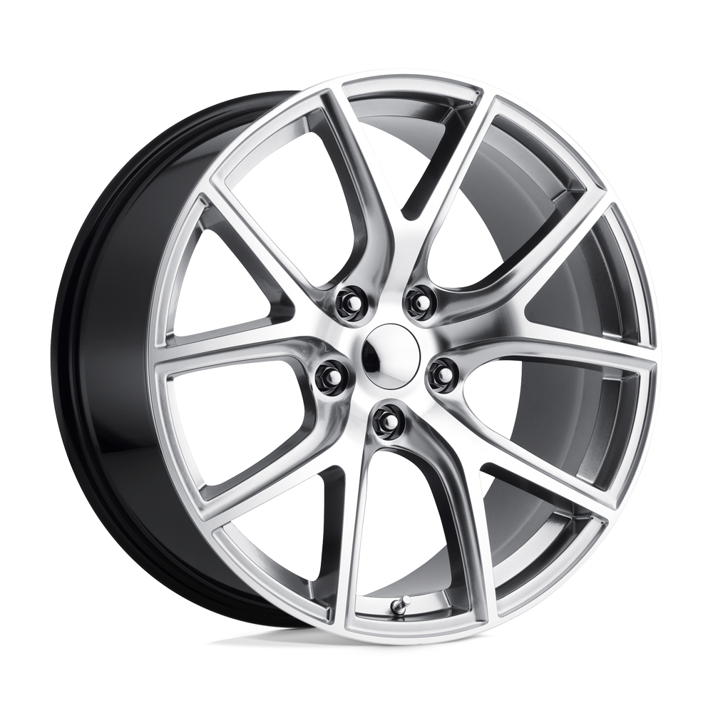 PERFORMANCE REPLICAS PR181 20X9 20 5X115/5X115 Hyper Silver Machined