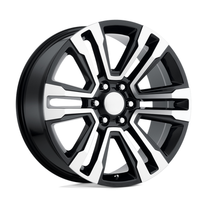 PERFORMANCE REPLICAS PR182 20X9 24 6X139.7/6X5.5 Gloss Black Machined