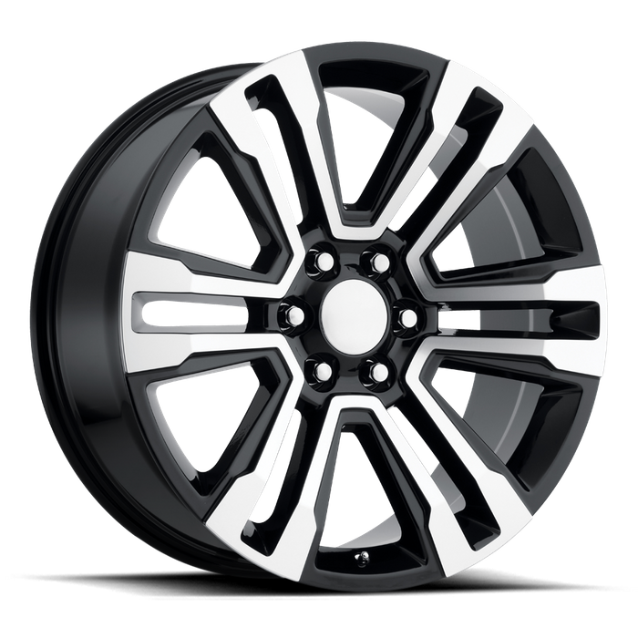 PERFORMANCE REPLICAS PR182 22X9 24 6X139.7/6X5.5 Gloss Black Machined