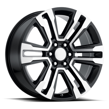 PERFORMANCE REPLICAS PR182 20X9 24 6X139.7/6X5.5 Gloss Black Machined
